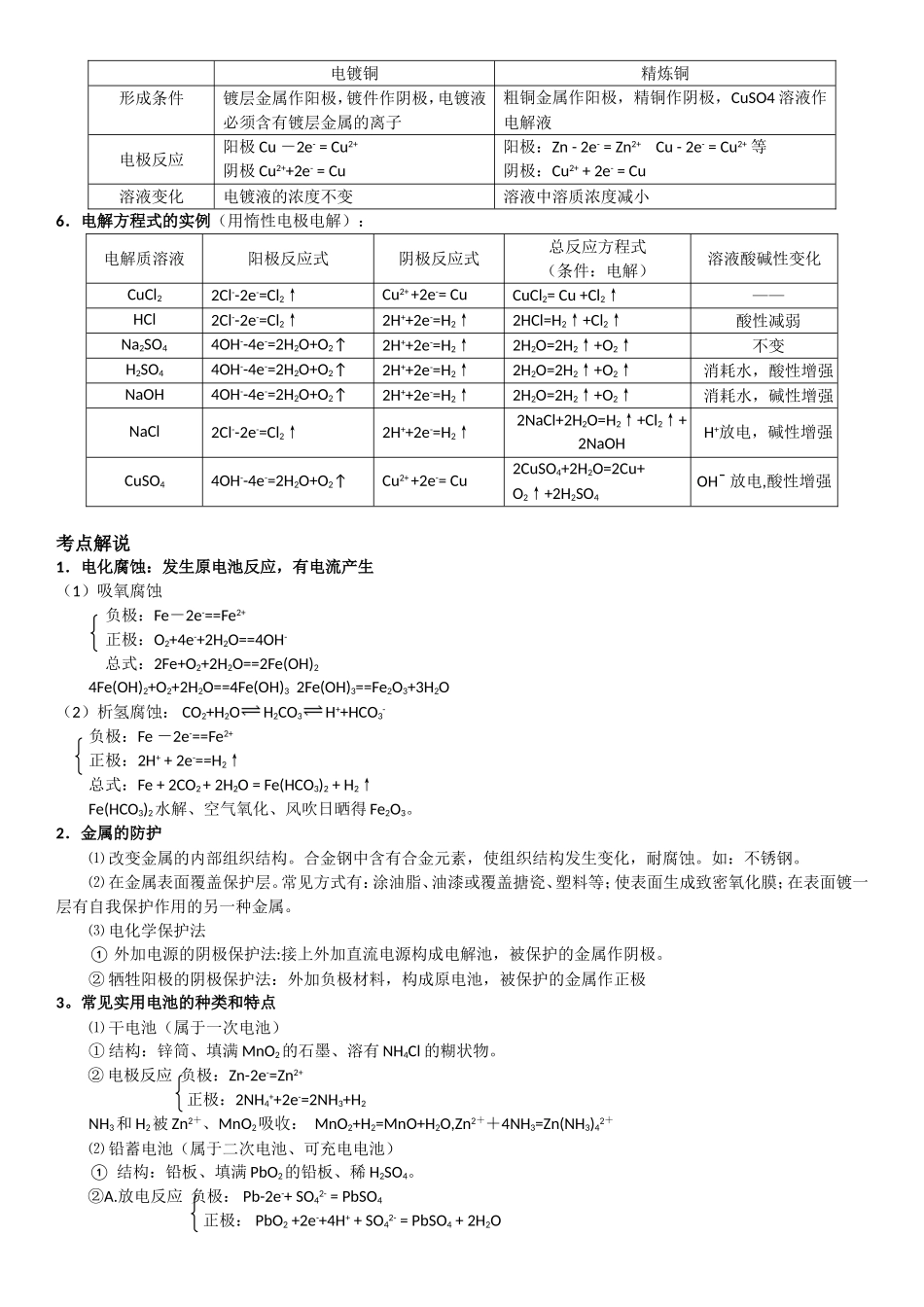 原电池和电解池全面总结(热点)_第2页