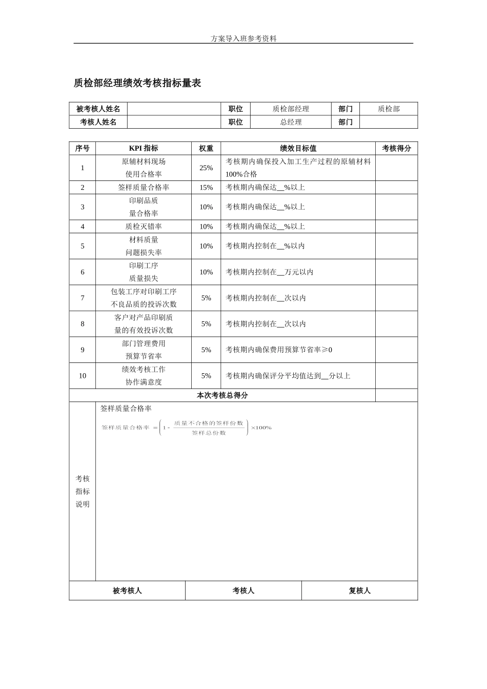 印刷业绩效考核_第3页
