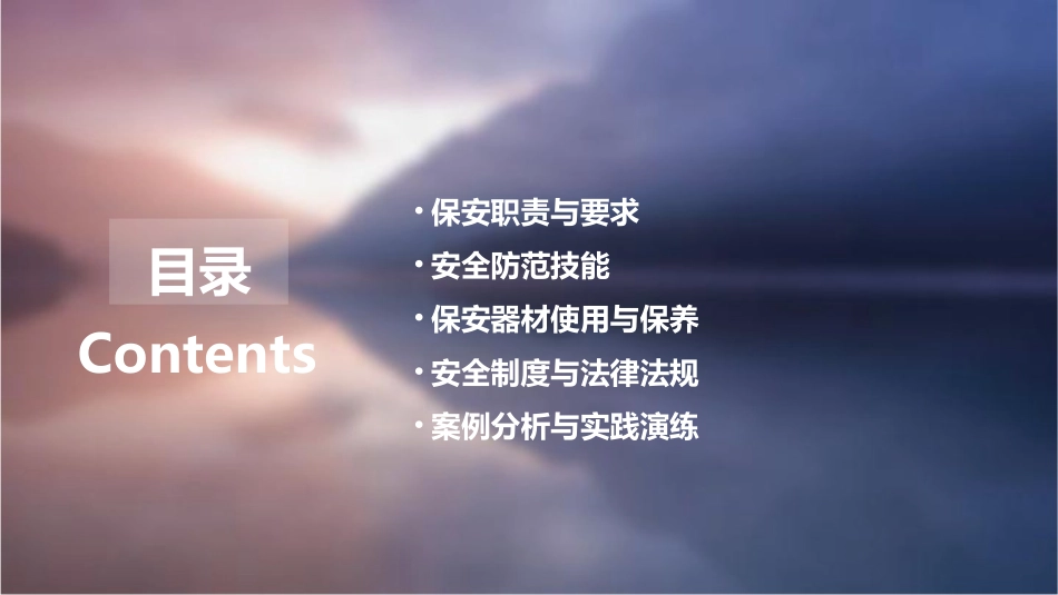 保安培训教程通用课件_第2页