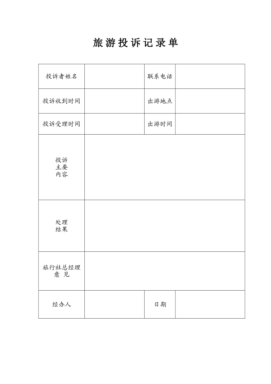 游客意见反馈表_第3页