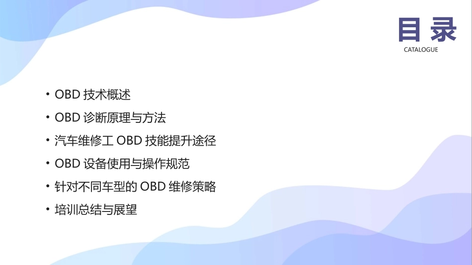 2024年汽车维修工OBD技能培训_第2页