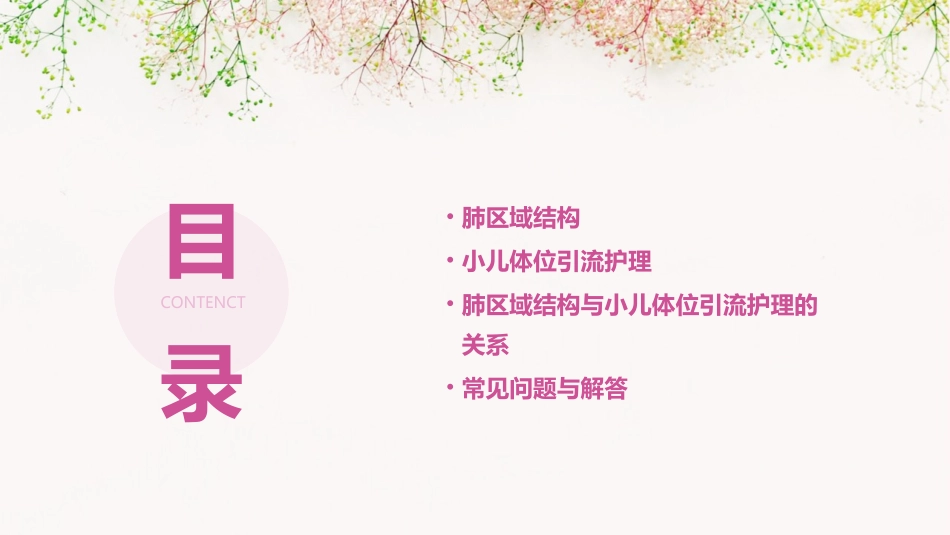 肺区域结构和小儿体位引流护理课件_第2页