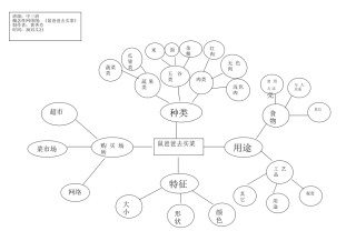 鼠爸爸爸爸去买菜概念性网络图
