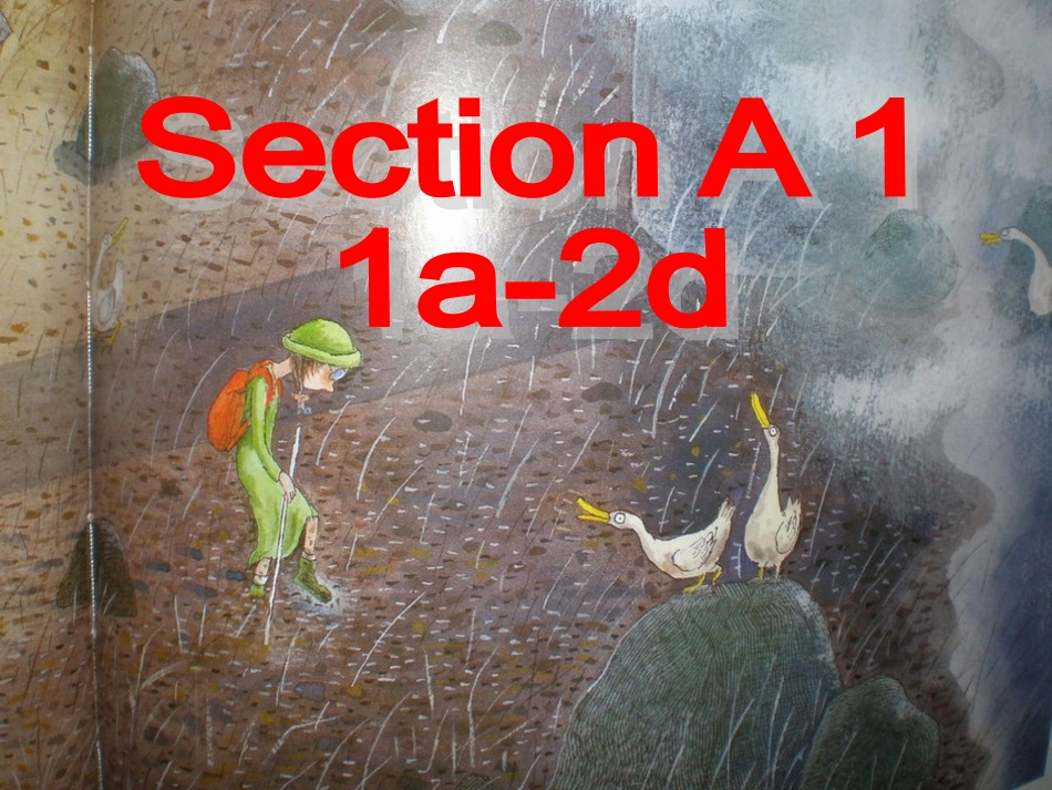 新目标英语八年级下册Unit5WhatwereyoudoingwhentherainstormcameSectionA_第3页