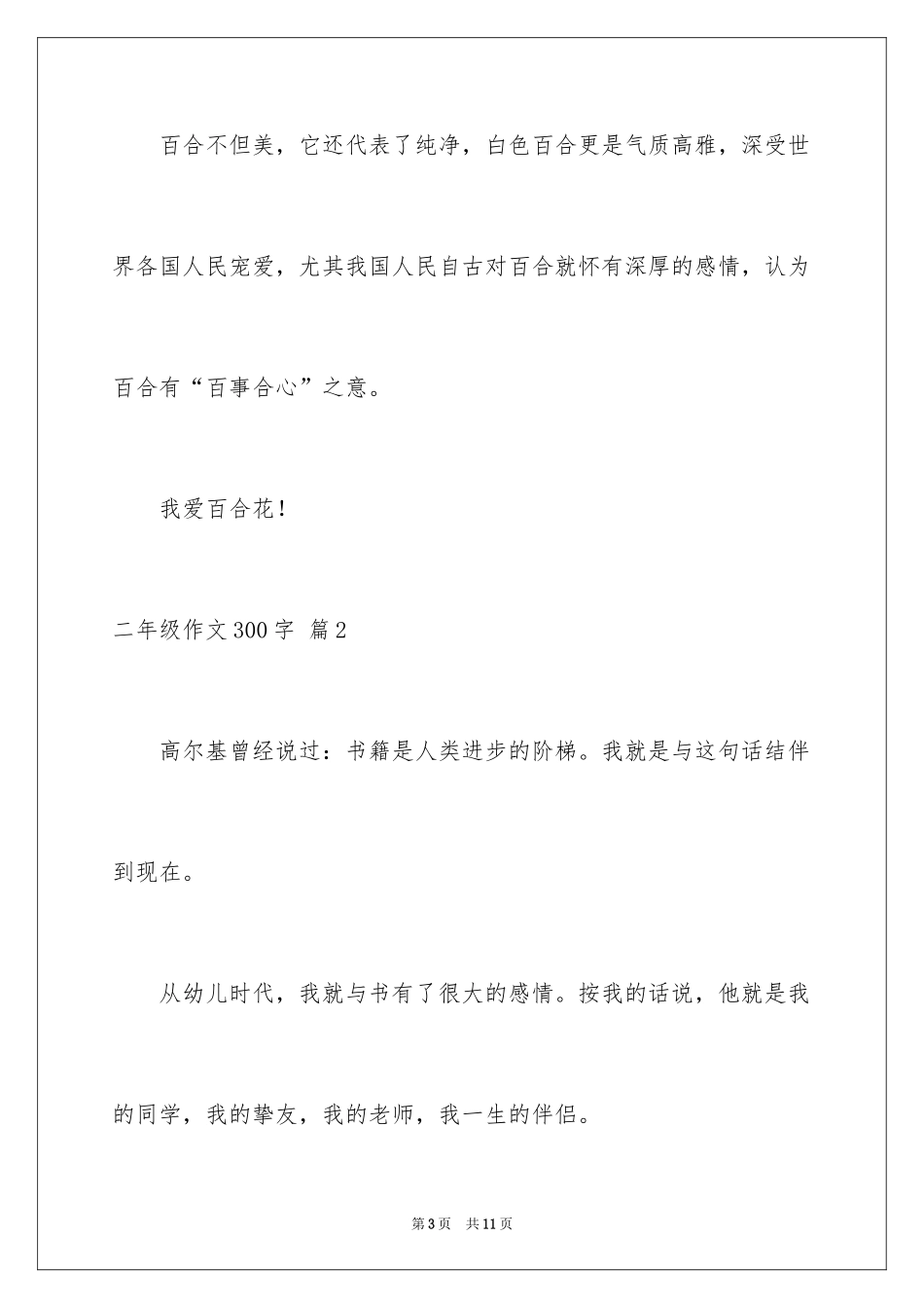 2024二年级作文300字_23_第3页