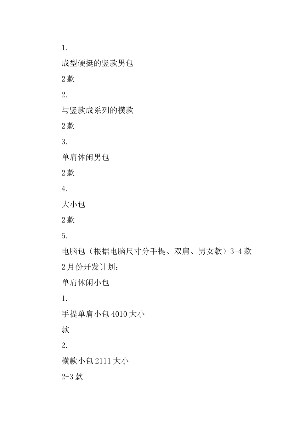 XX年产品开发计划书_第2页