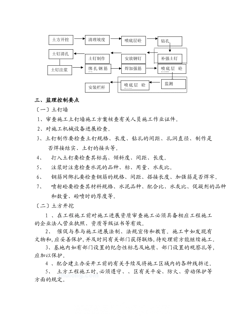 基坑围护土方开挖监理细则_第2页