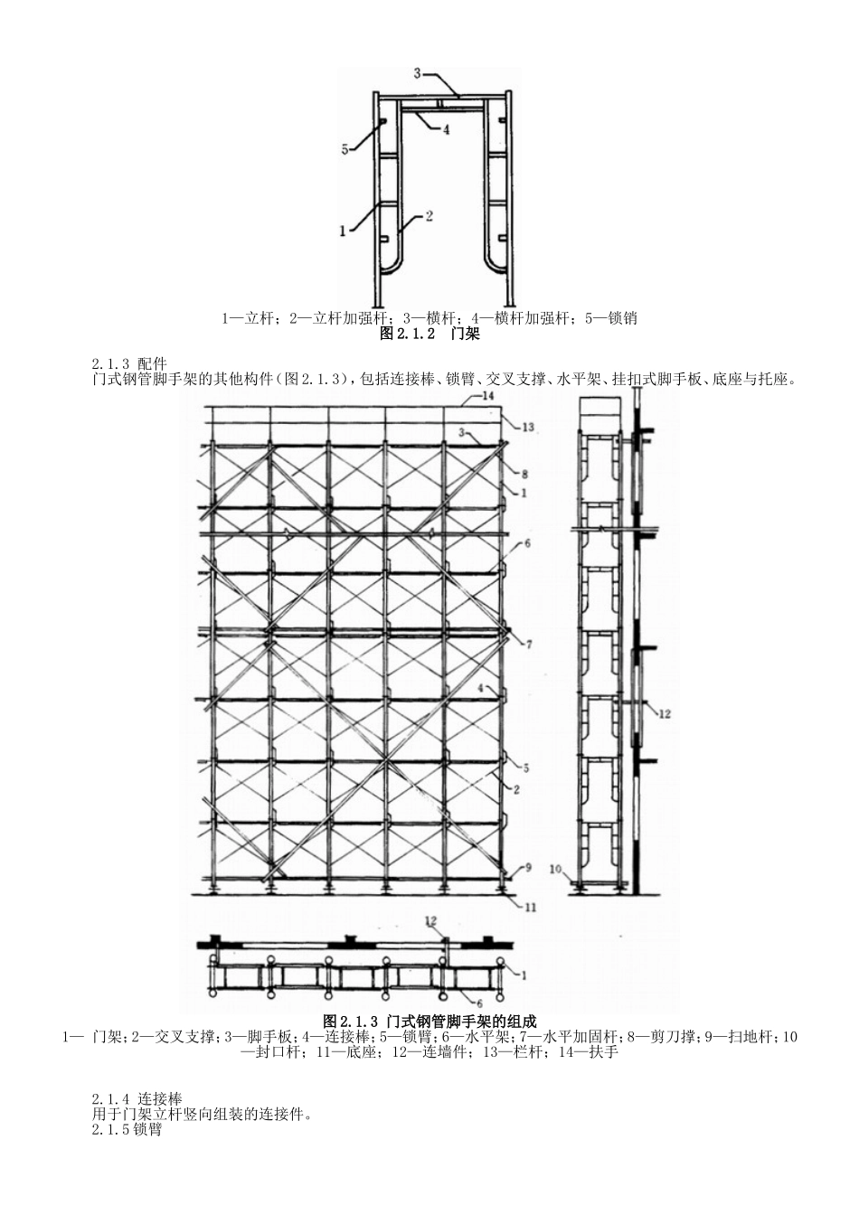 JGJ-128-2000-建筑施工门式钢管脚手架安全技术规范_第2页