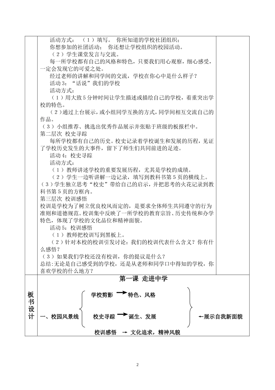 乐雅学校七年级思想品德集体备课教案_第2页