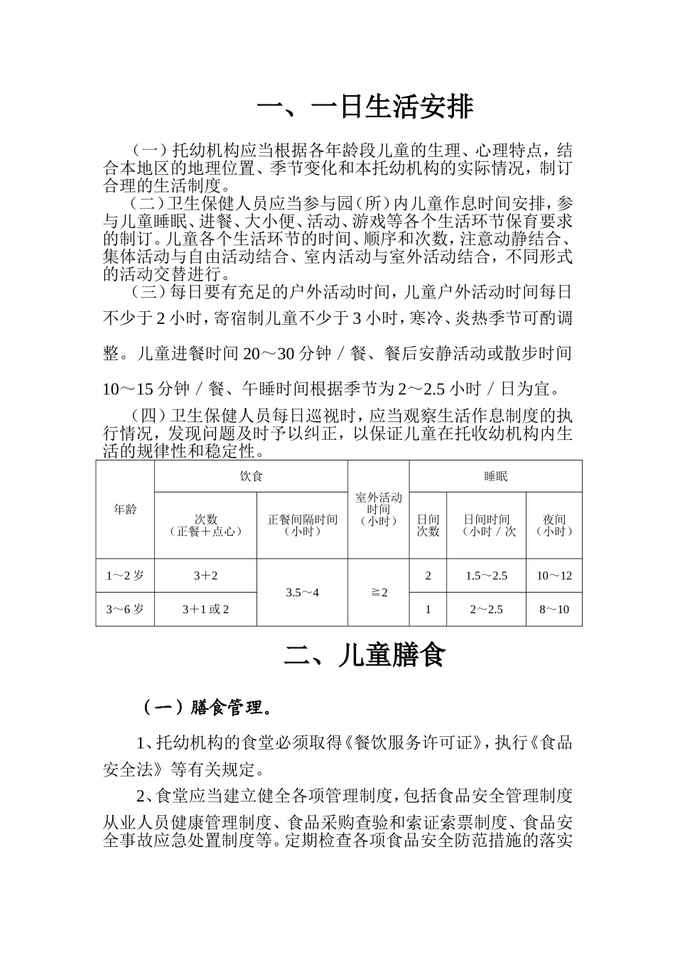 幼儿园卫生保健工作规范(全)_第2页