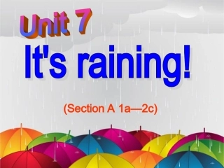 初中一年级英语下册单元目录第一课时课件