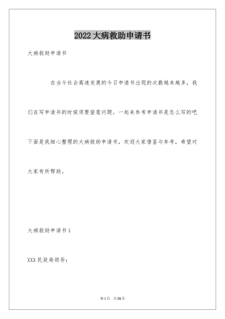 2024大病救助申请书_85