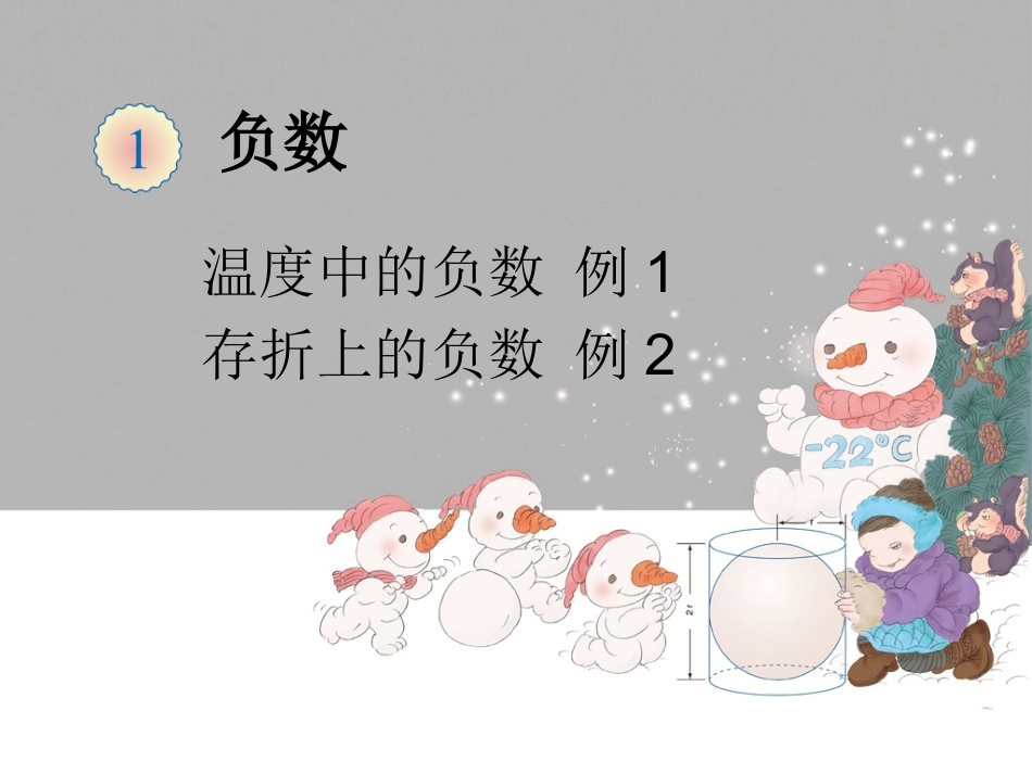 六年级下册《负数》课件_第1页