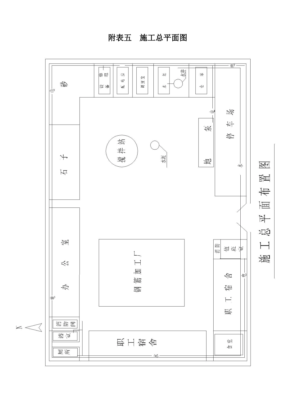 5、附表五：施工总平面图_第1页