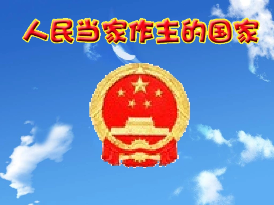 人民当家作主的国家 (2)_第2页