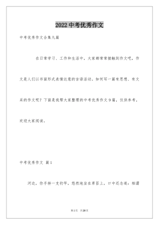 2024中考优秀作文_151