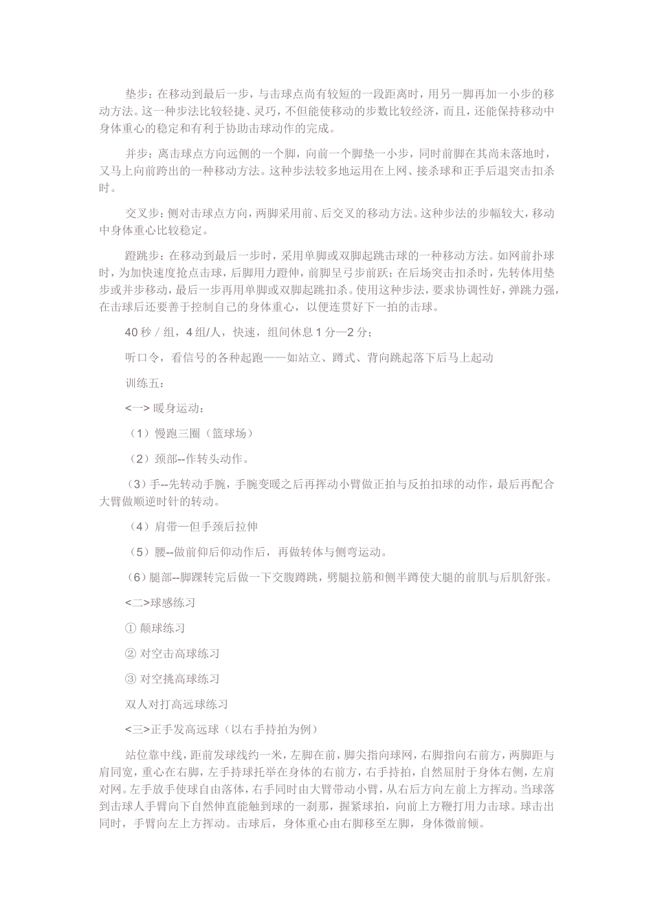 羽毛球课时训练计划_第3页