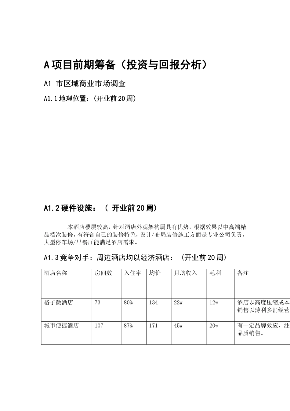 最新酒店筹备计划_第3页