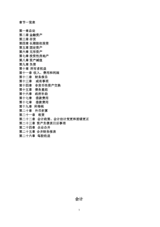 2017年注册会计师《会计》考试知识点总结(图文结合)