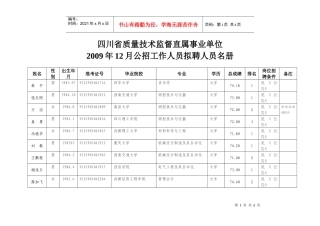 四川省质量技术监督直属事业单位