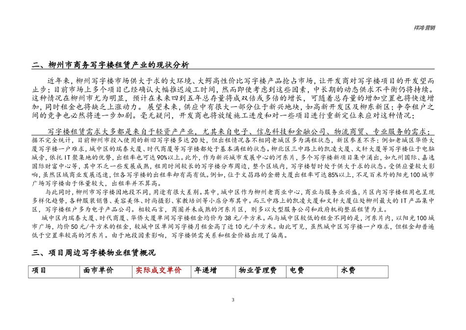 写字楼项目招商方案_第3页