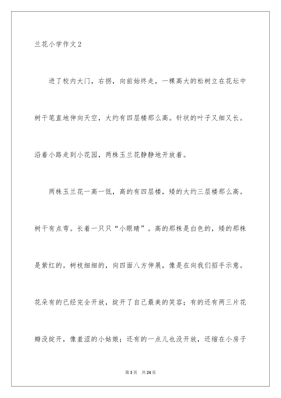 2024兰花小学作文_2_第3页