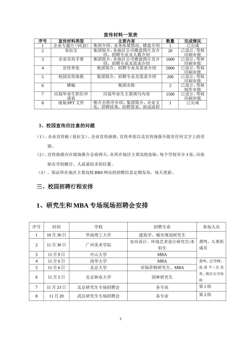2017年校园招聘计划及招聘选拔程序(12页)_第3页