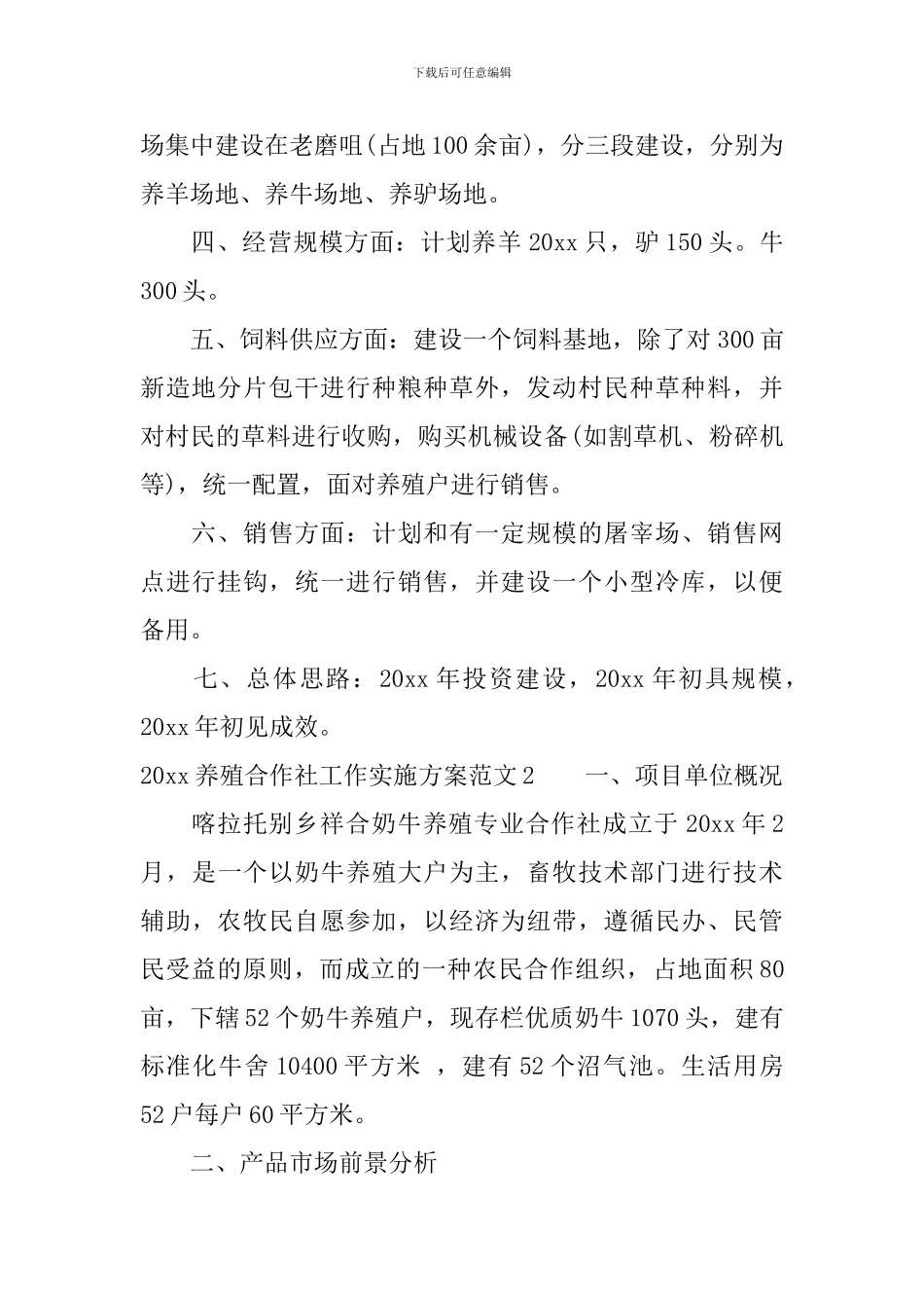 2024养殖合作社工作实施方案_第2页