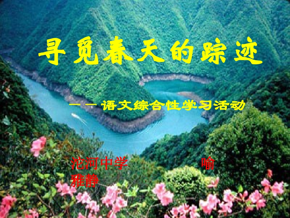 《寻觅春天的踪迹》wode11_第1页