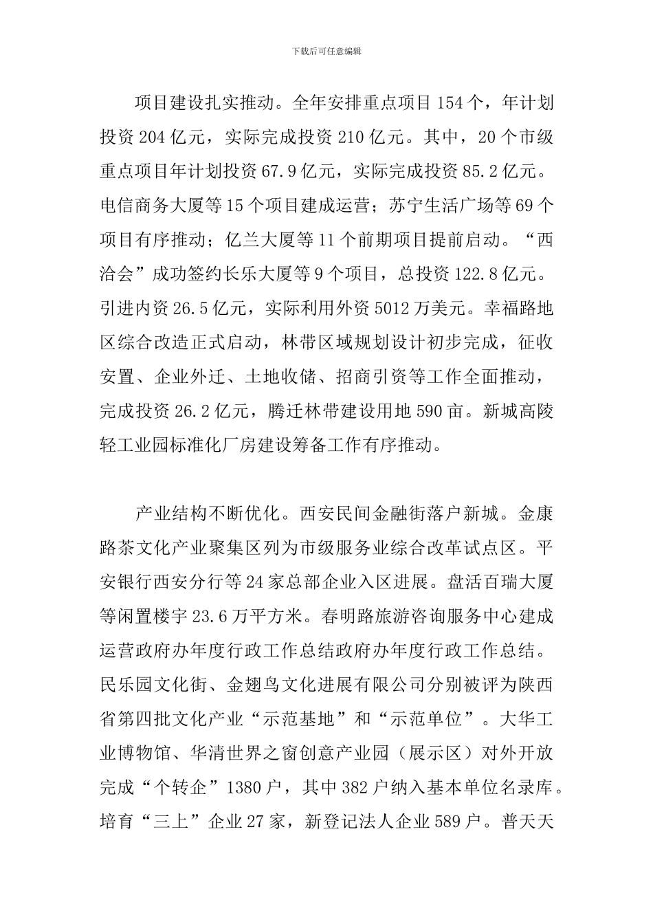 政府办公室年度工作总结模板_第3页