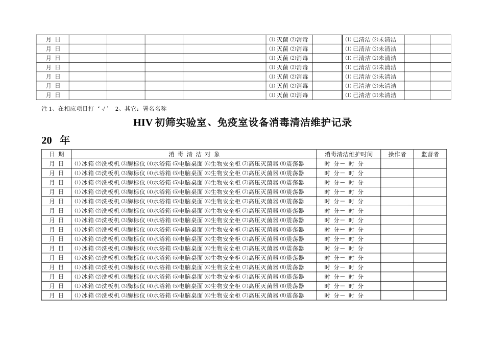 医疗废物处理记录表_第3页