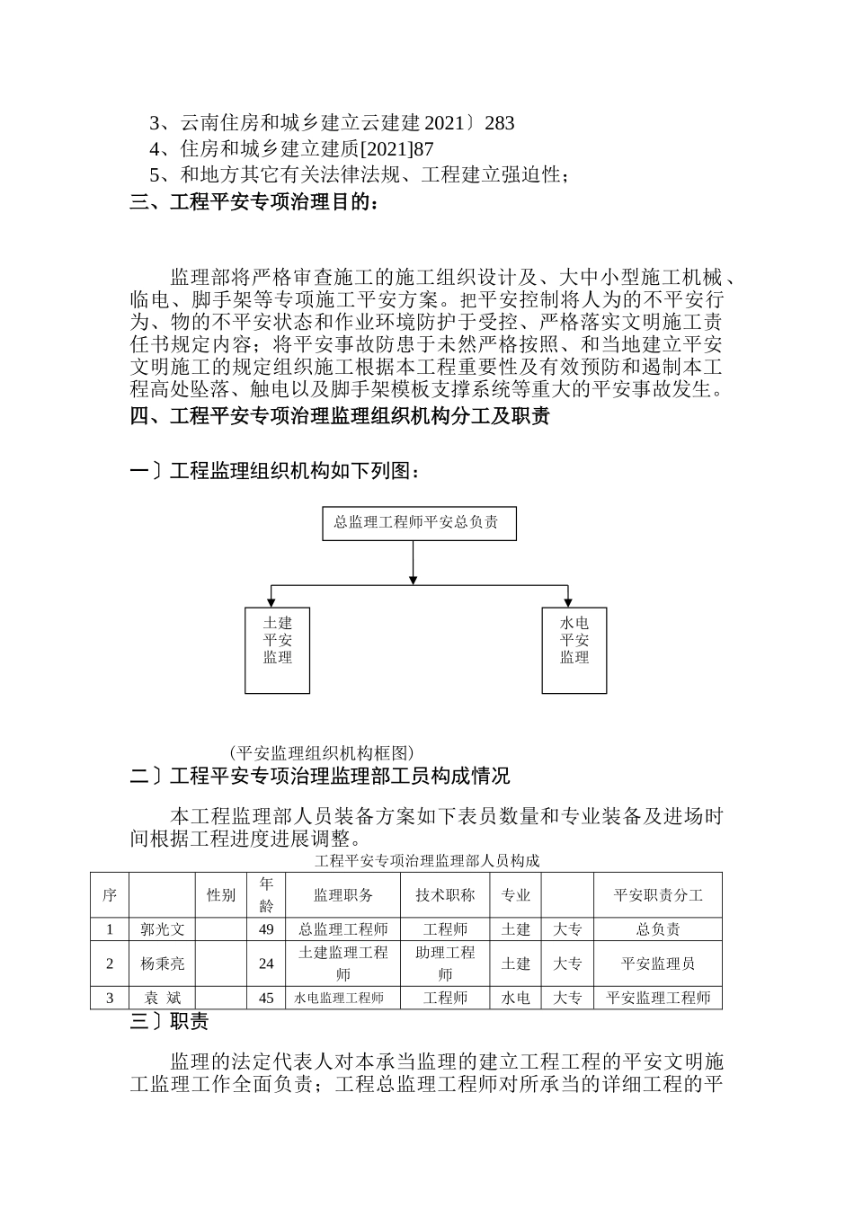 预防高处坠落、 触电等安全专项 治理监理实施方案_第3页