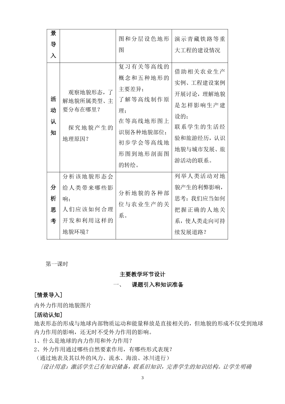 专题7地貌教学设计_第3页