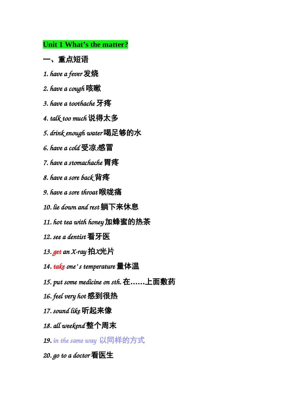 八下Unit1短语_第1页