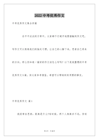 2024中考优秀作文_107