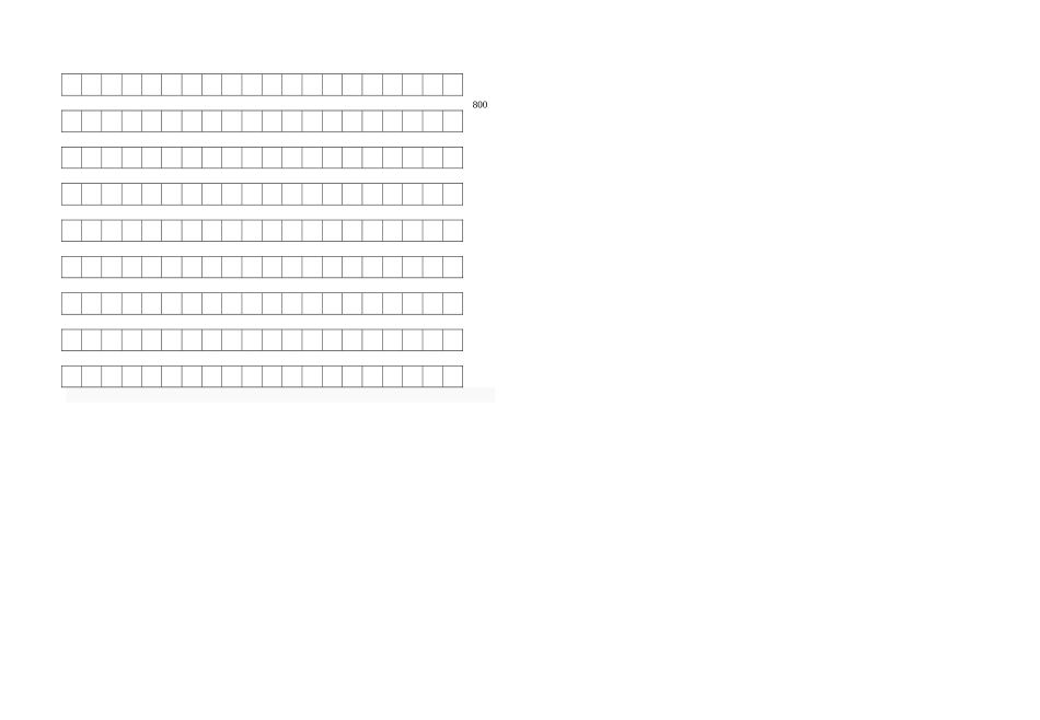 2015年上学期八年级语文入学考试答卷_第3页