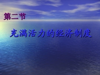 充满活力的经济制度