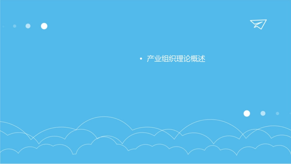 产经产业组织理论课件1_第2页
