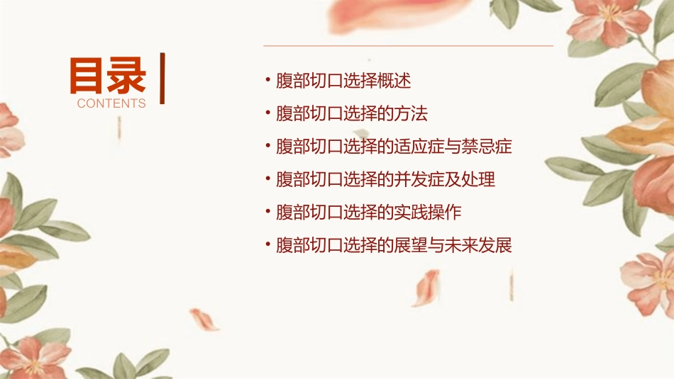 腹部切口选择讲课课件_第2页