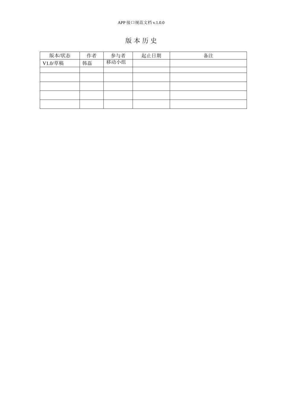 APP开发规范—APP接口开发规范文档-V1.0_第2页