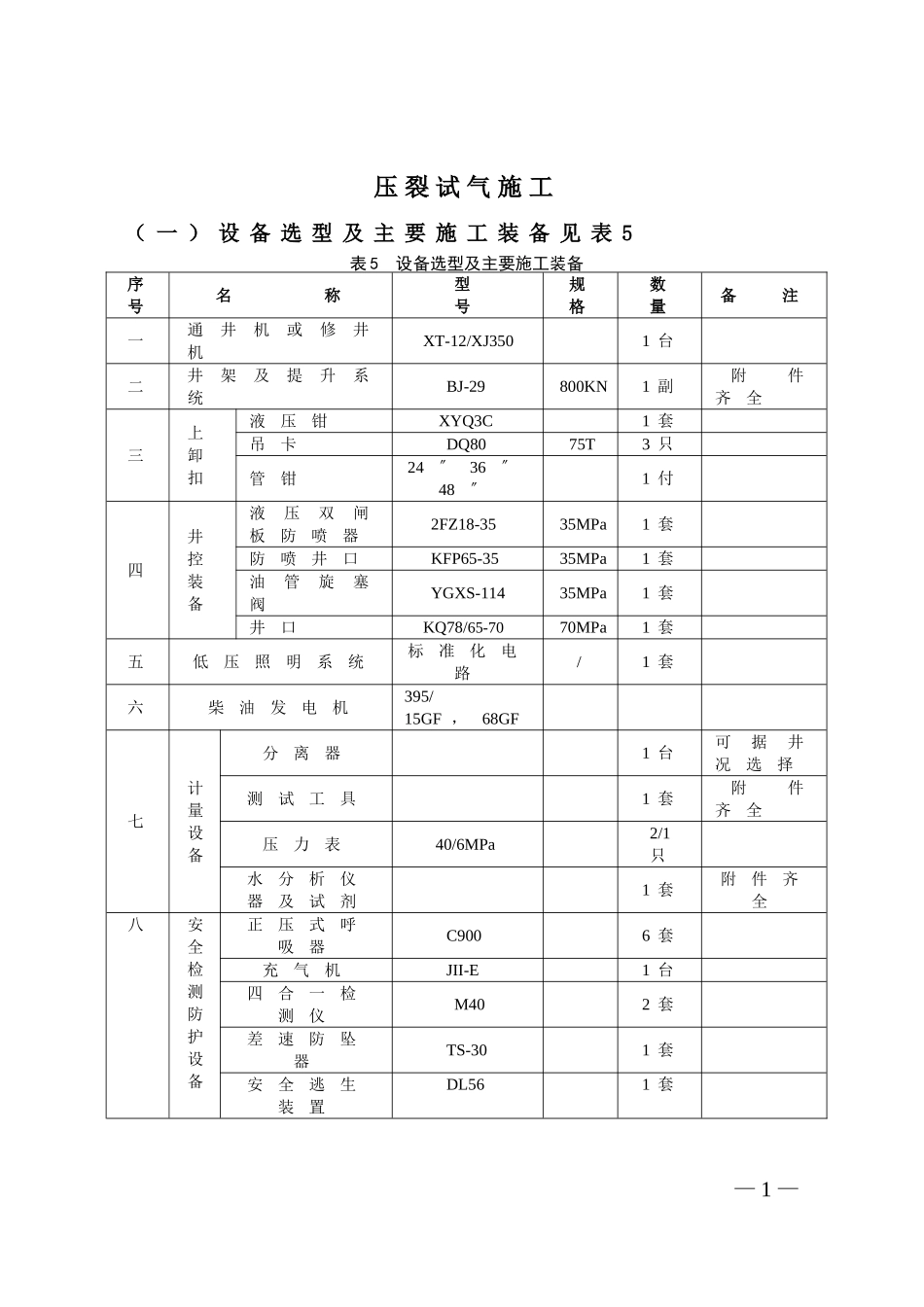 压裂试气施工_第1页