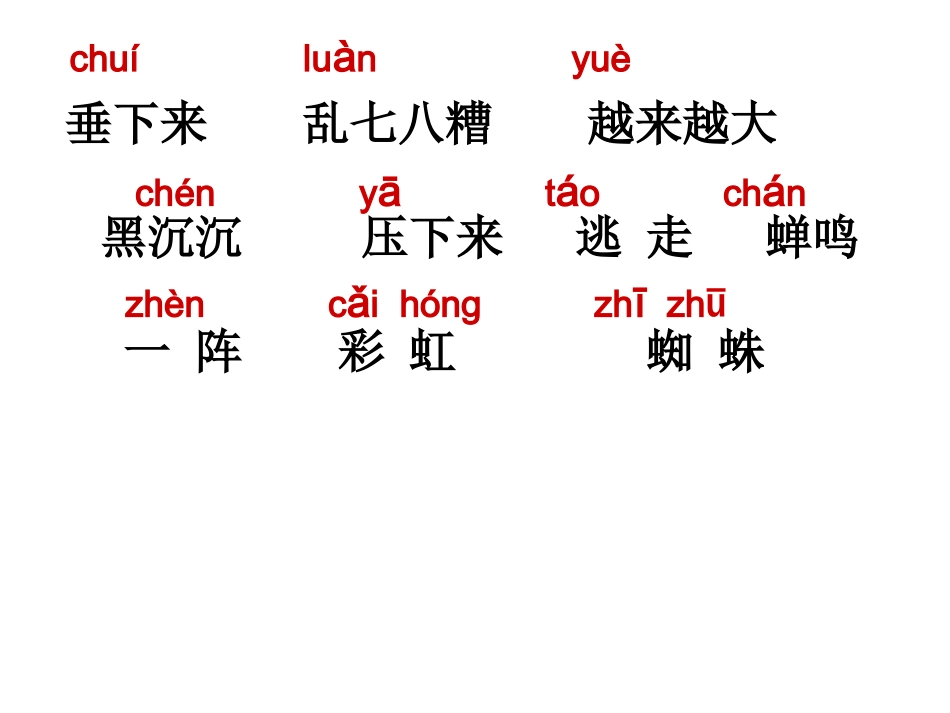 人教版小学语文二年级《雷雨》PPT课件_第1页