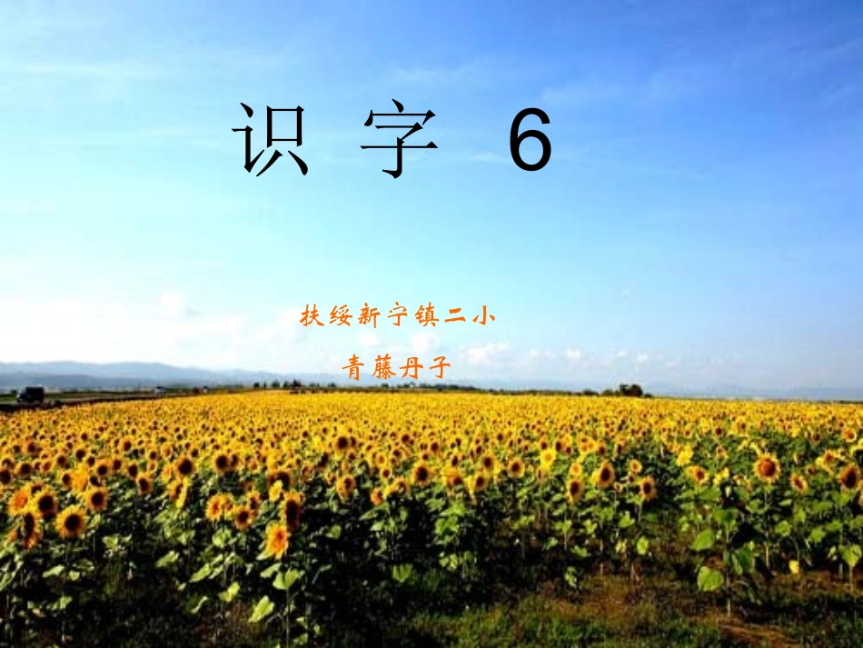 二年级语文上册识字六课件[1]_第1页