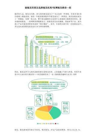 做植发的朋友选择植发机构？恒博植发教你一招