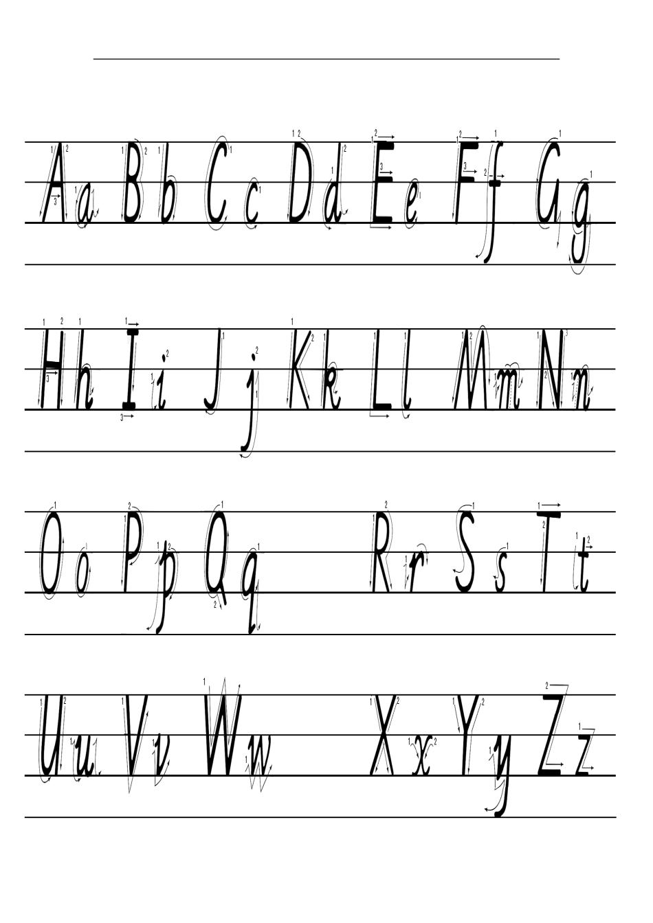 26个英文字母表及字母发音_第2页
