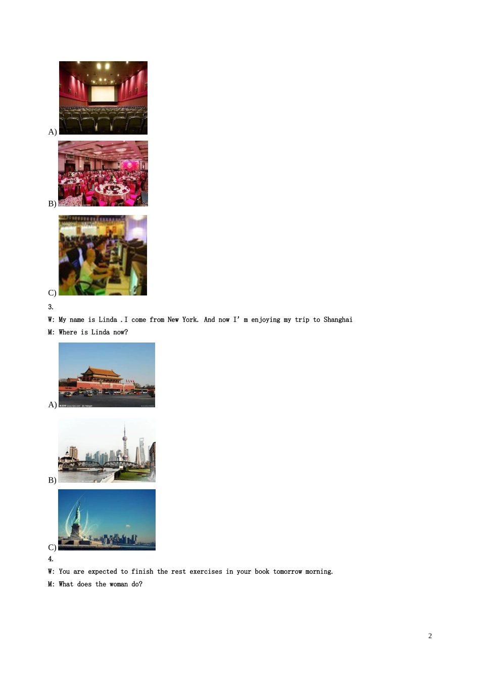 职业英语技能大赛模拟题3_第2页