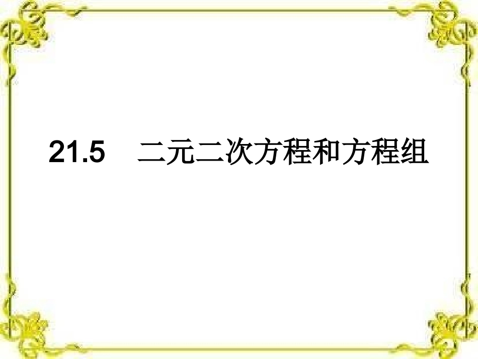 二元二次方程和方程组_第3页