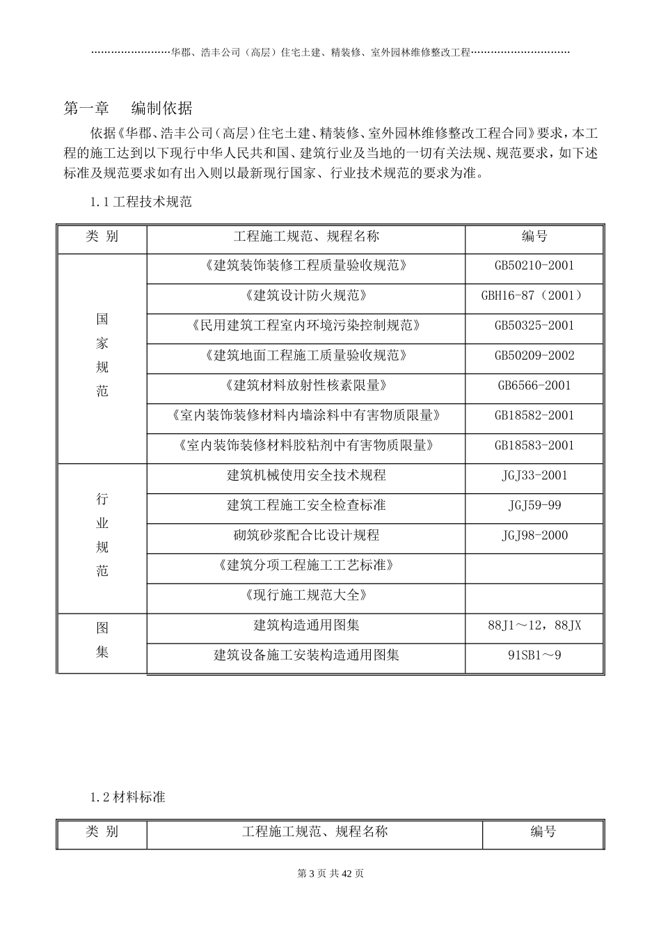 小区零星维修项目施工组织计划_第3页