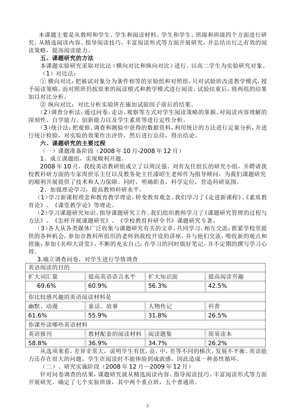 有效提升高中生英语阅读能力的策略研究_第2页