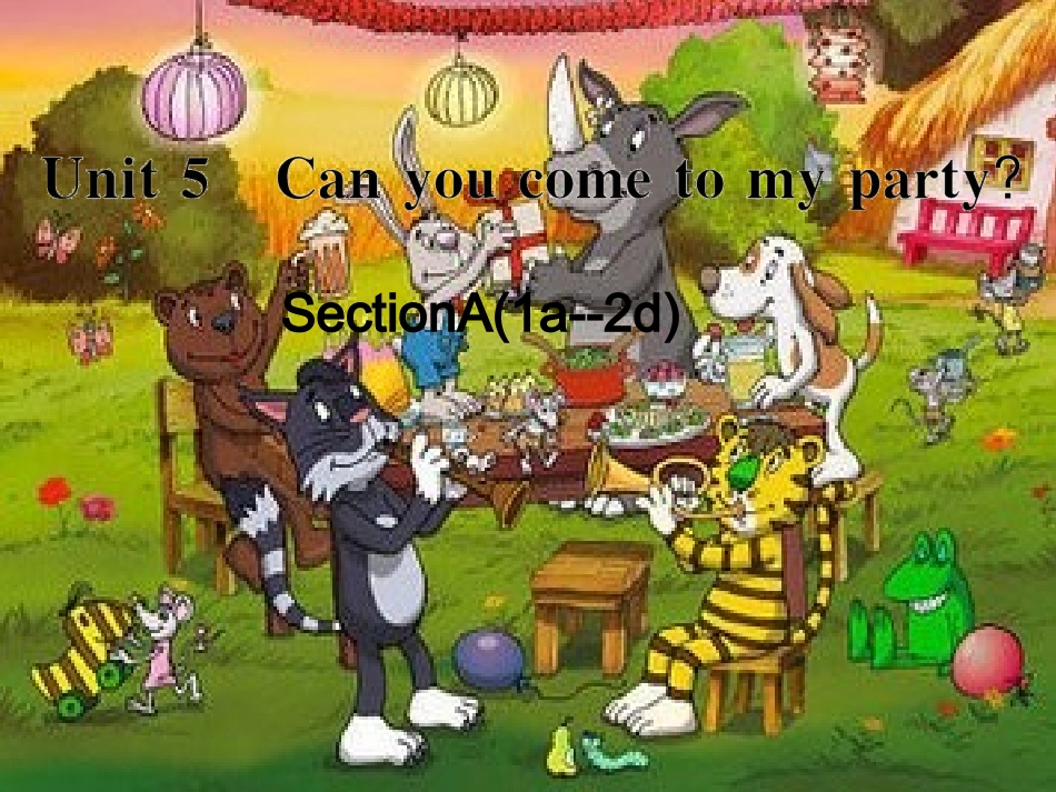 英语八年级人教新课标课件：unit5_第1页